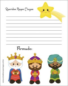 Carta a los Reyes Magos