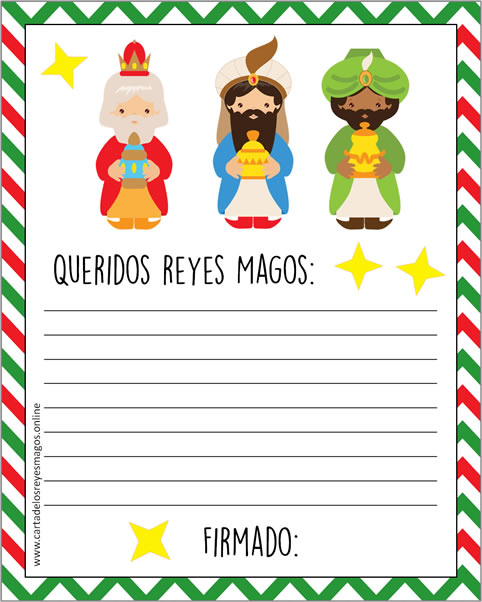 Carta Reyes Magos