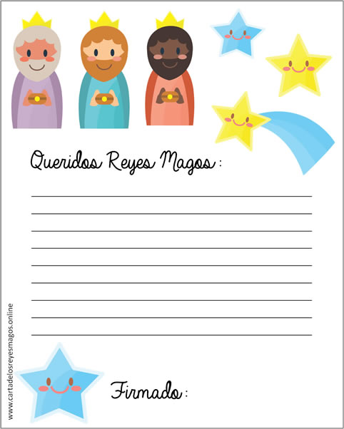 Carta a los Reyes Magos