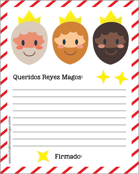 Carta para los Reyes Magos