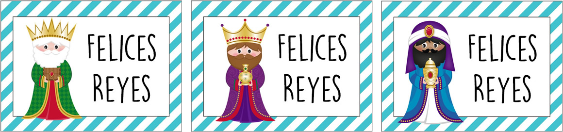 Imprimibles de los 3 reyes magos gratis