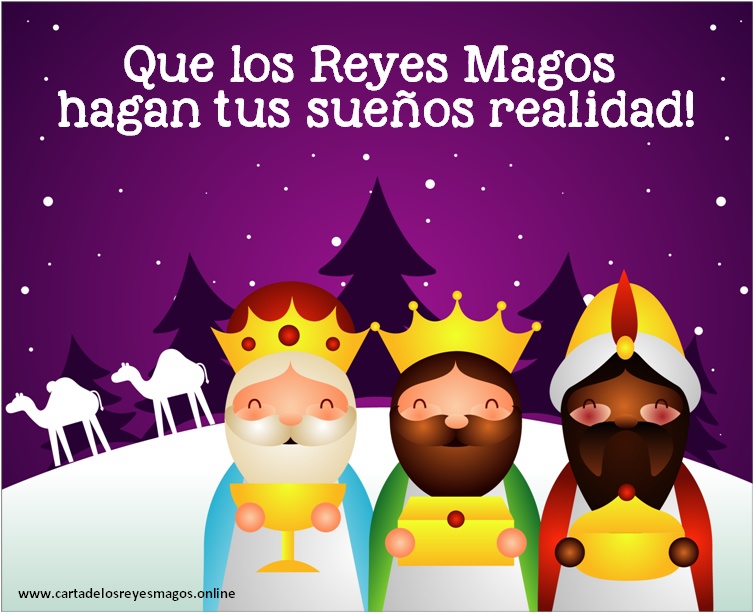 Feliz dia de los reyes tres reyes magos