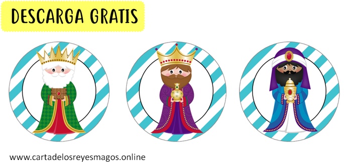 Toppers Reyes Magos gratis