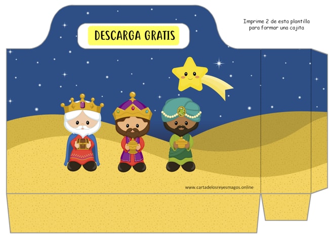 Cajas Reyes Magos para niños