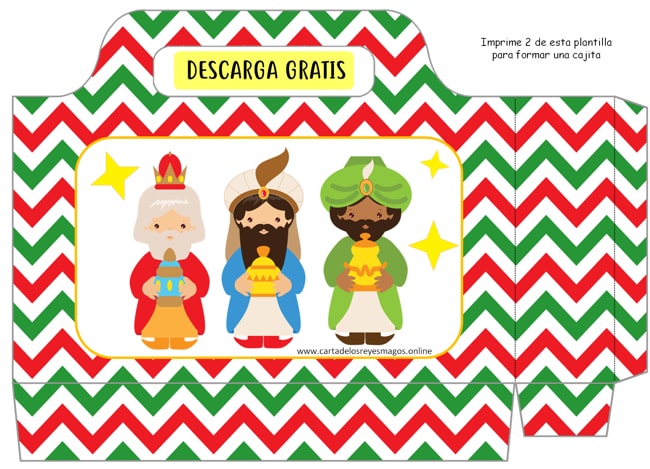 Cajitas de Reyes Magos PDF gratis