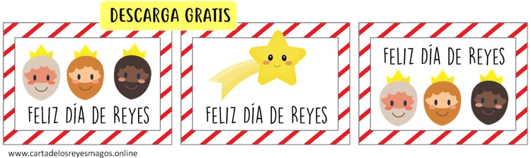 Etiquetas de Reyes Magos PDF